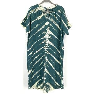 Young Fabulous & Broke Kana Kimono Duster in Ivy Savanah Boho Shirt Dress Medium